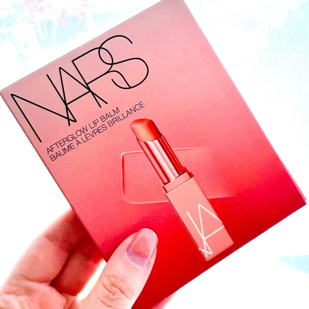 5 for 25⚡️ NARS Afterglow Lip Balm sample in Orgasm pink